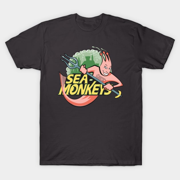 Sea Monkeys! T-Shirt by stevethomasart